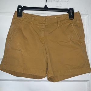 J. Crew factory broken-in‎ boyfriend shorts size 0